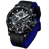 Relógio Masculino Black Blue